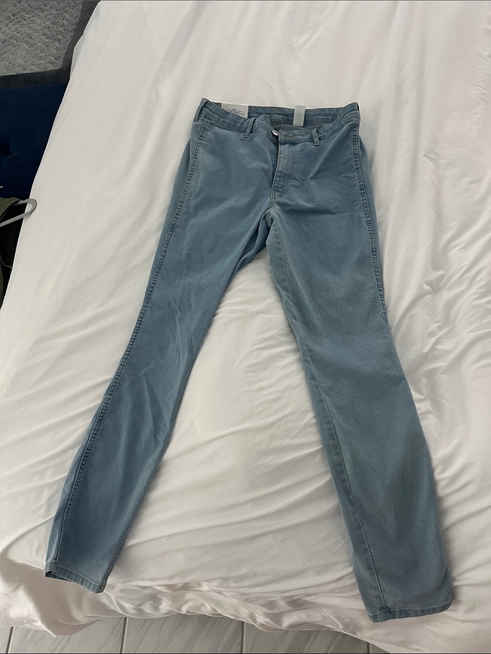 H&M Light Blue Slim Straight Jeans